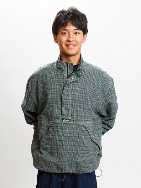 Garment Dyed Seersucker Anorak